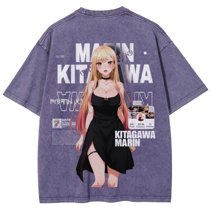 MARIN Unisex Fit Washed T-Shirt | My Dress-Up Darling 
