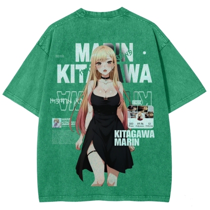 MARIN Unisex Fit Washed T-Shirt | My Dress-Up Darling 