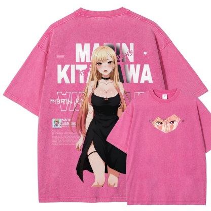 MARIN Unisex Fit Washed T-Shirt | My Dress-Up Darling 