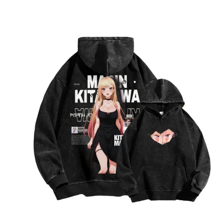 MARIN Unisex Washed Hoodie | My Dress-Up Darling 