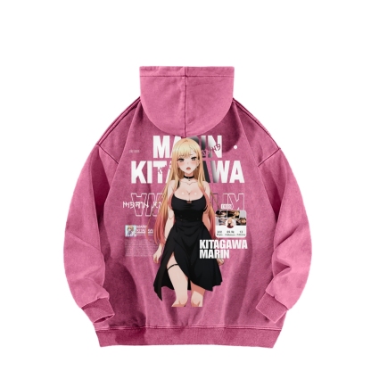 MARIN Unisex Washed Hoodie | My Dress-Up Darling 