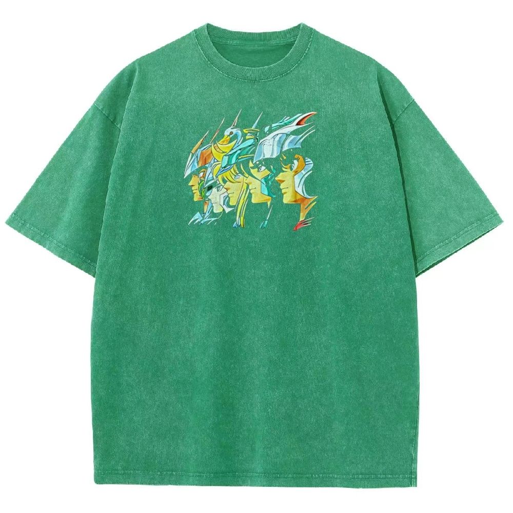 Saint Seiya Printed Unisex Washed T-Shirt