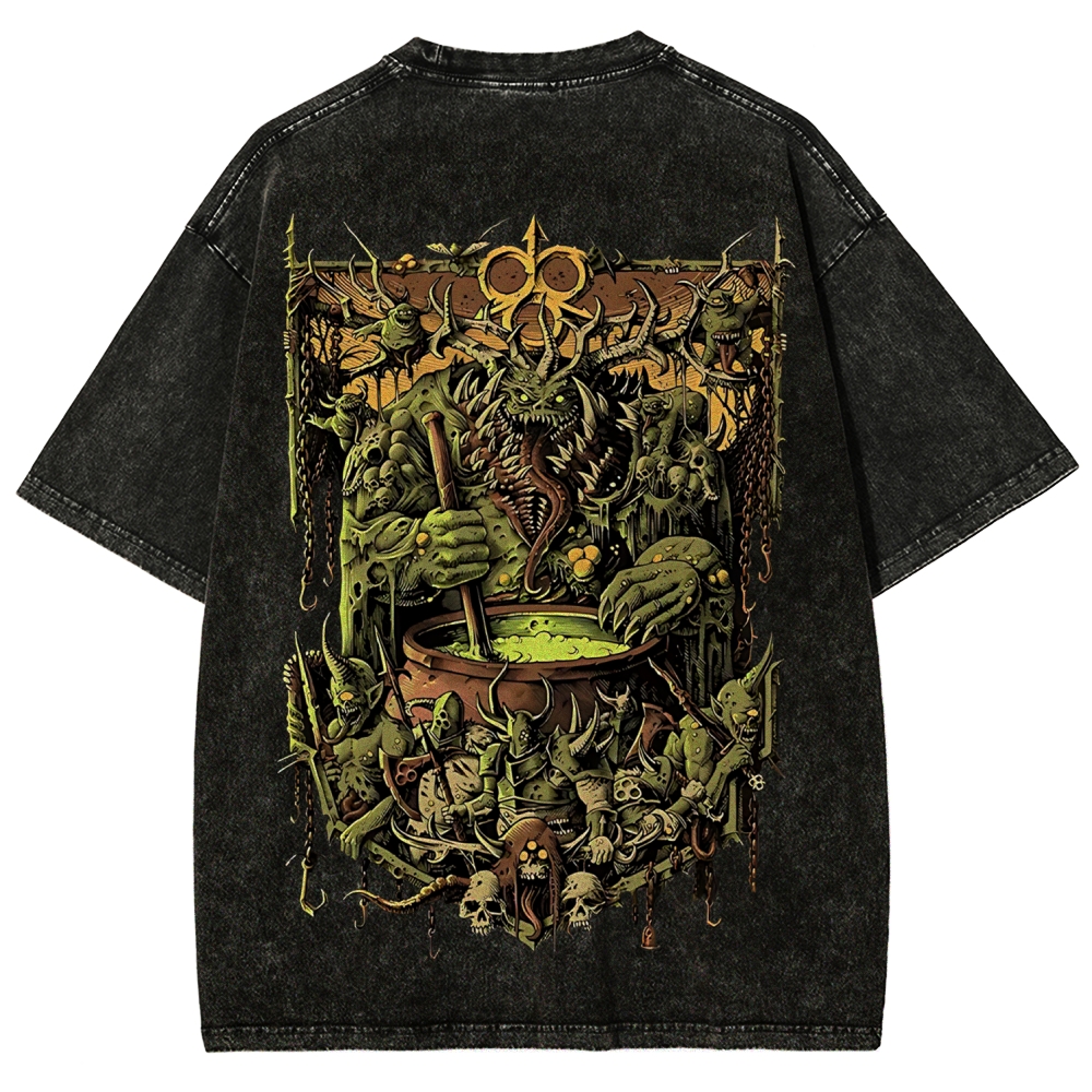 Warhammer 40K Printed Unisex Washed T-Shirt