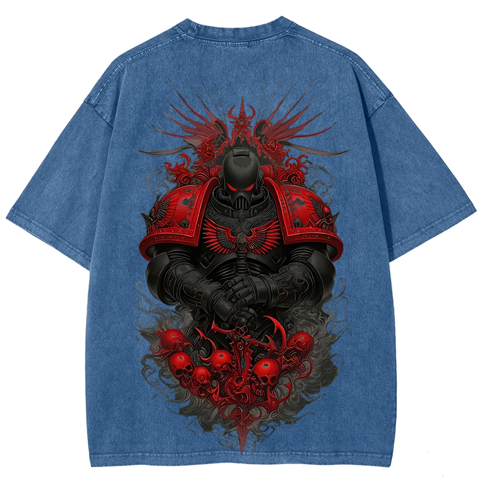 Warhammer 40K Printed Unisex Washed T-Shirt