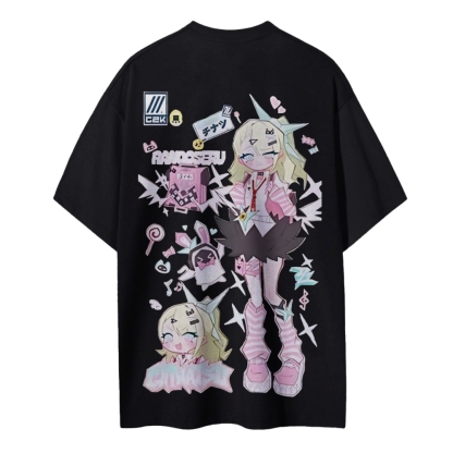  Unisex Round Neck Cotton T-Shirt 2603000898