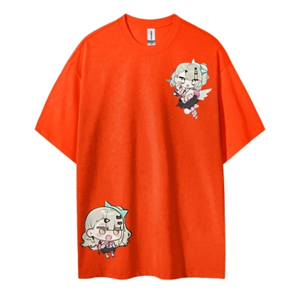  Unisex Round Neck Cotton T-Shirt 2603000898