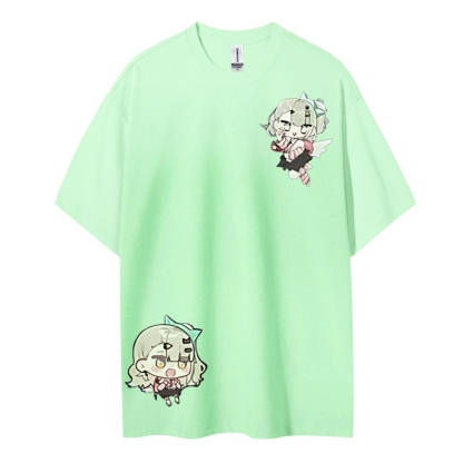  Unisex Round Neck Cotton T-Shirt 2603000898
