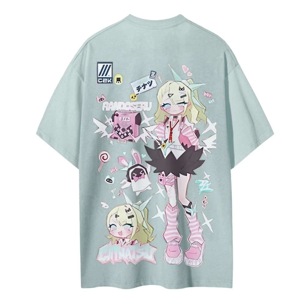  Unisex Round Neck Cotton T-Shirt 2603000898