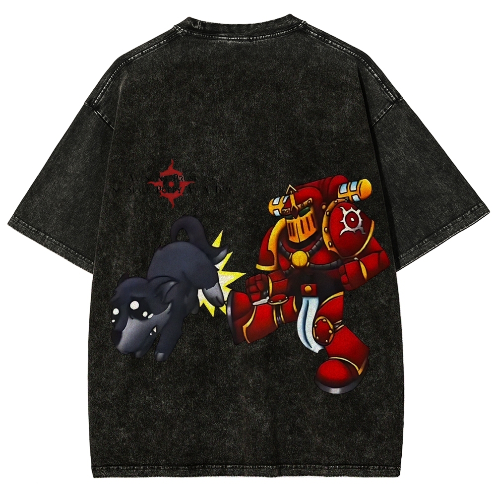 Warhammer 40k Thousand Sons Printed Unisex Washed T-Shirt