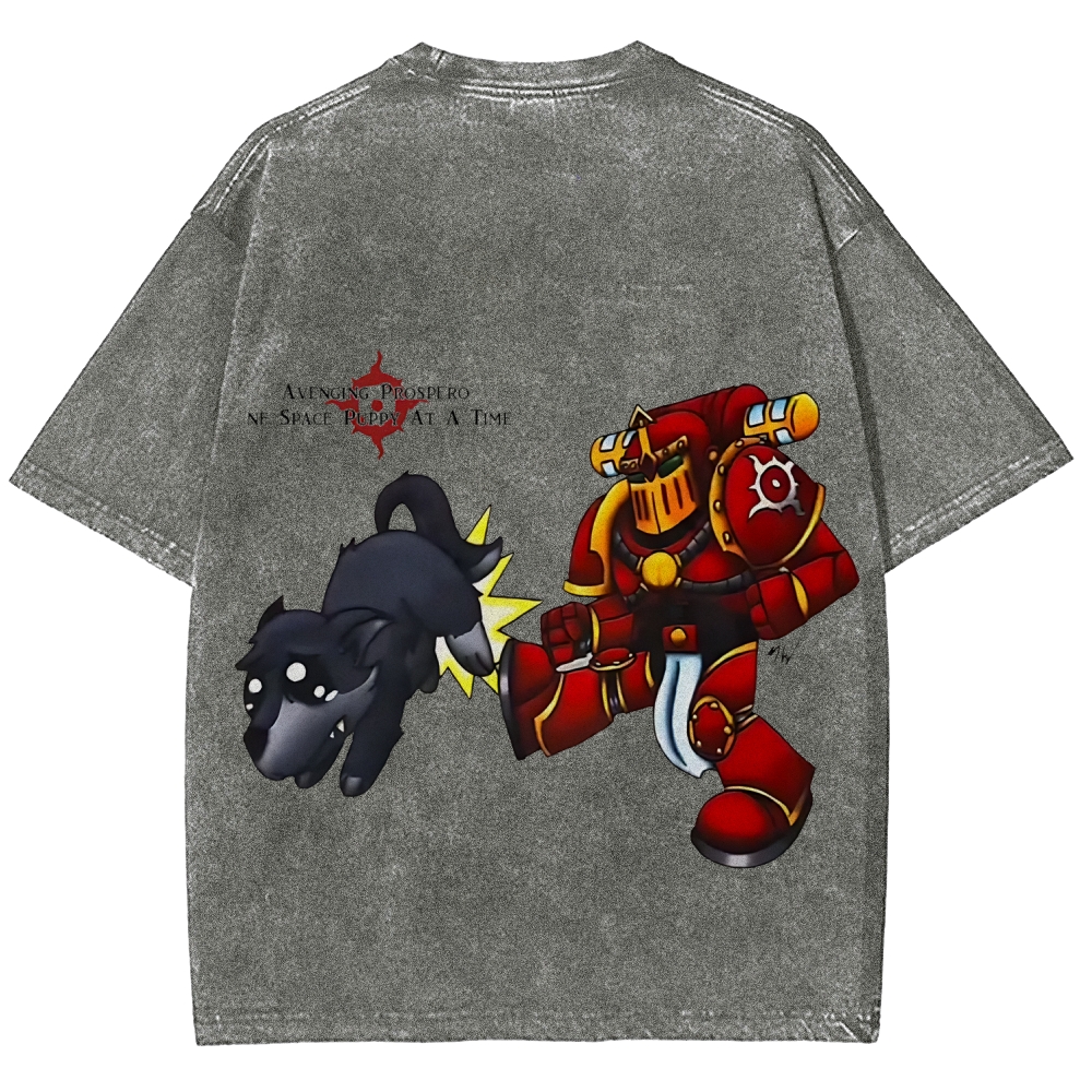 Warhammer 40k Thousand Sons Printed Unisex Washed T-Shirt