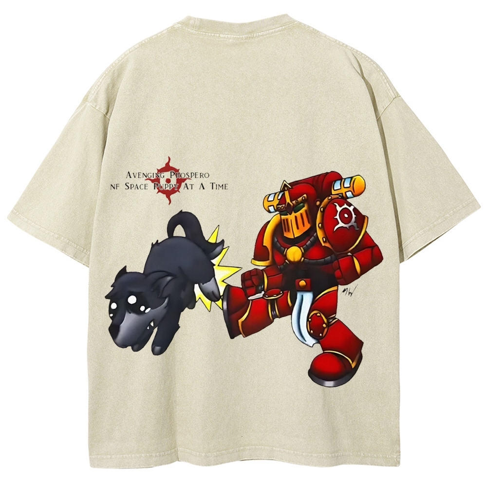 Warhammer 40k Thousand Sons Printed Unisex Washed T-Shirt