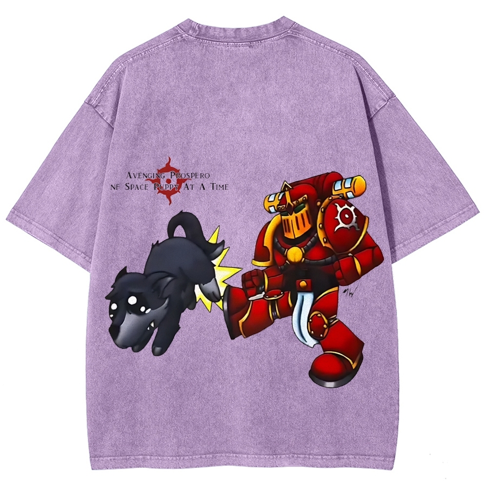 Warhammer 40k Thousand Sons Printed Unisex Washed T-Shirt