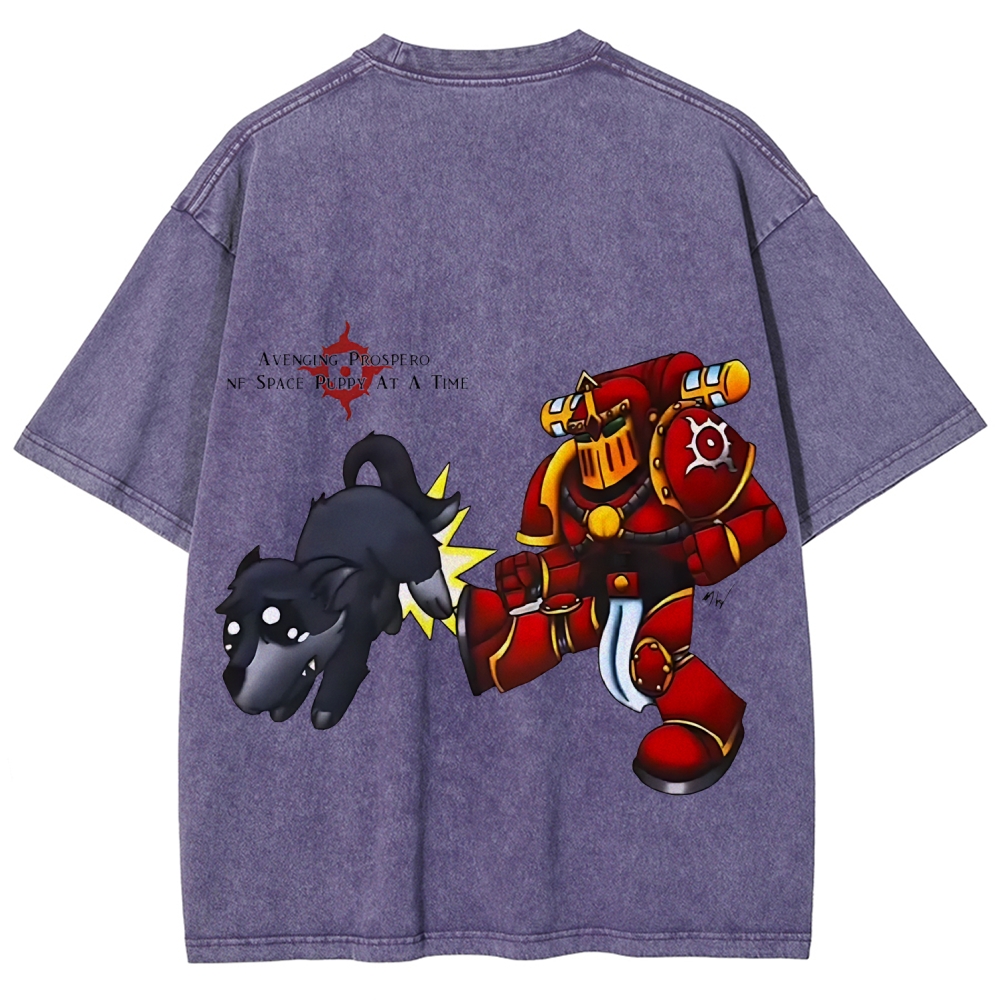 Warhammer 40k Thousand Sons Printed Unisex Washed T-Shirt