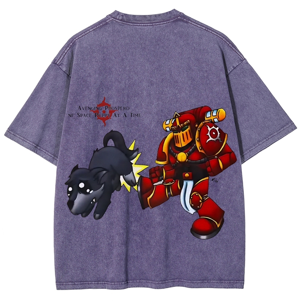 Warhammer 40k Thousand Sons Printed Unisex Washed T-Shirt