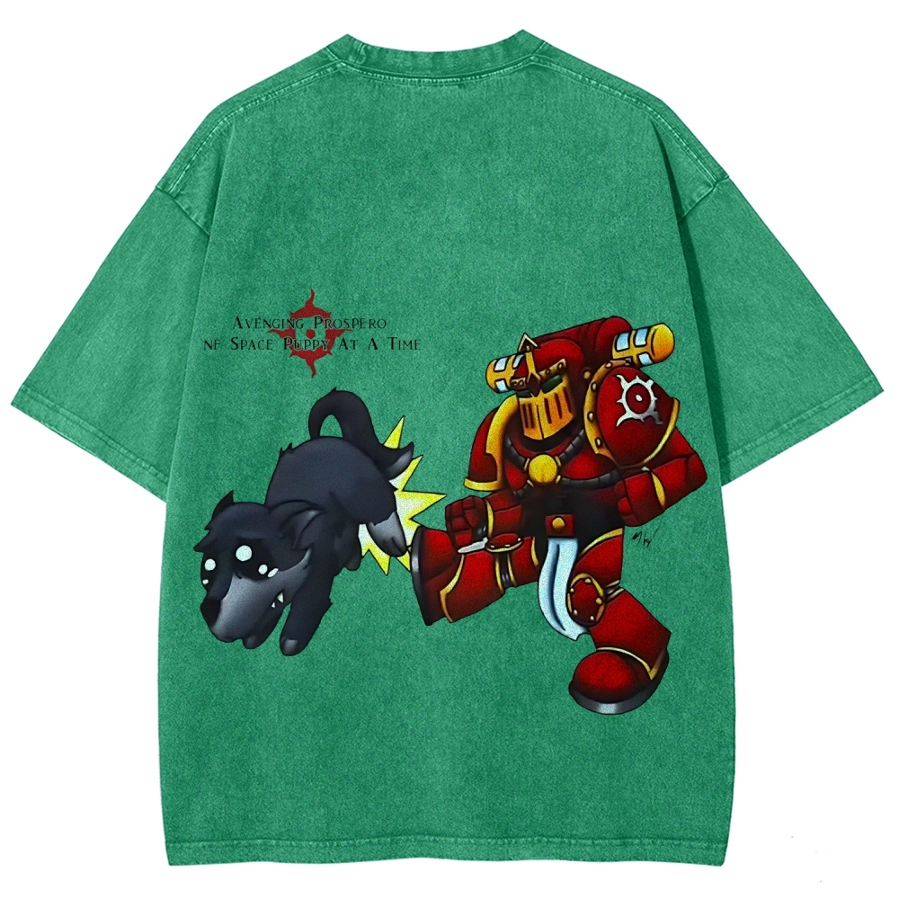 Warhammer 40k Thousand Sons Printed Unisex Washed T-Shirt