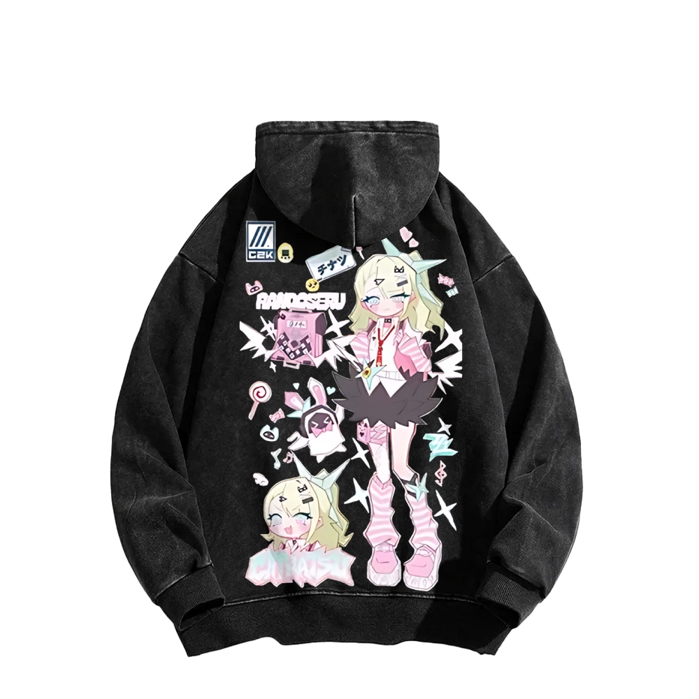 SUNNA Zenless Zone Zero Washed Unisex Hoodie 2603000901