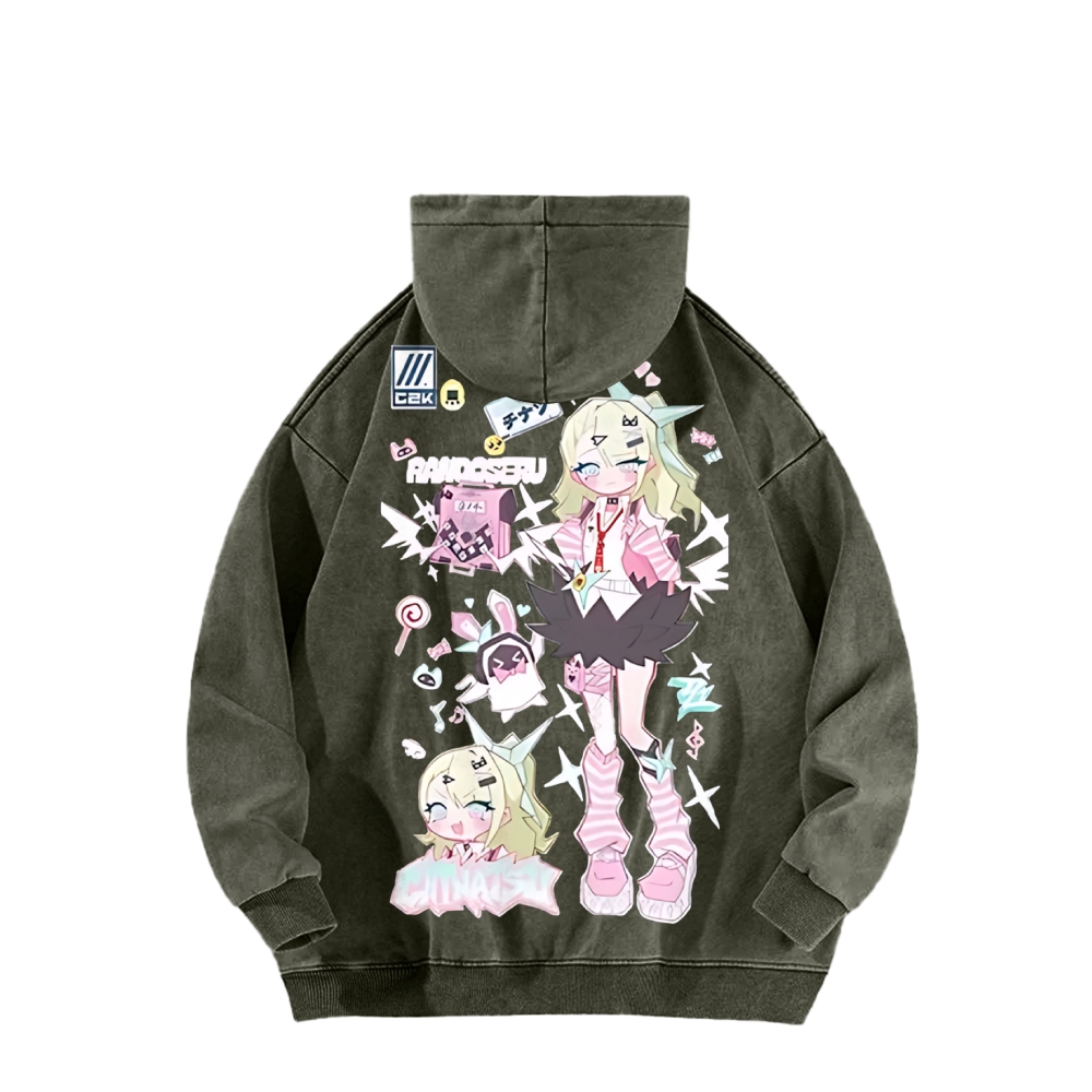 SUNNA Zenless Zone Zero Washed Unisex Hoodie 2603000901