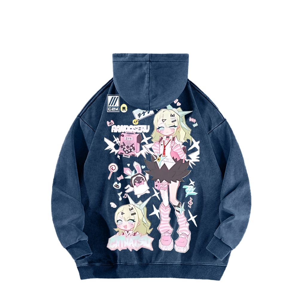 SUNNA Zenless Zone Zero Washed Unisex Hoodie 2603000901