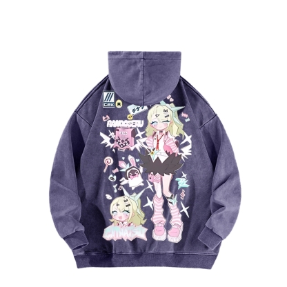 SUNNA Zenless Zone Zero Washed Unisex Hoodie 2603000901