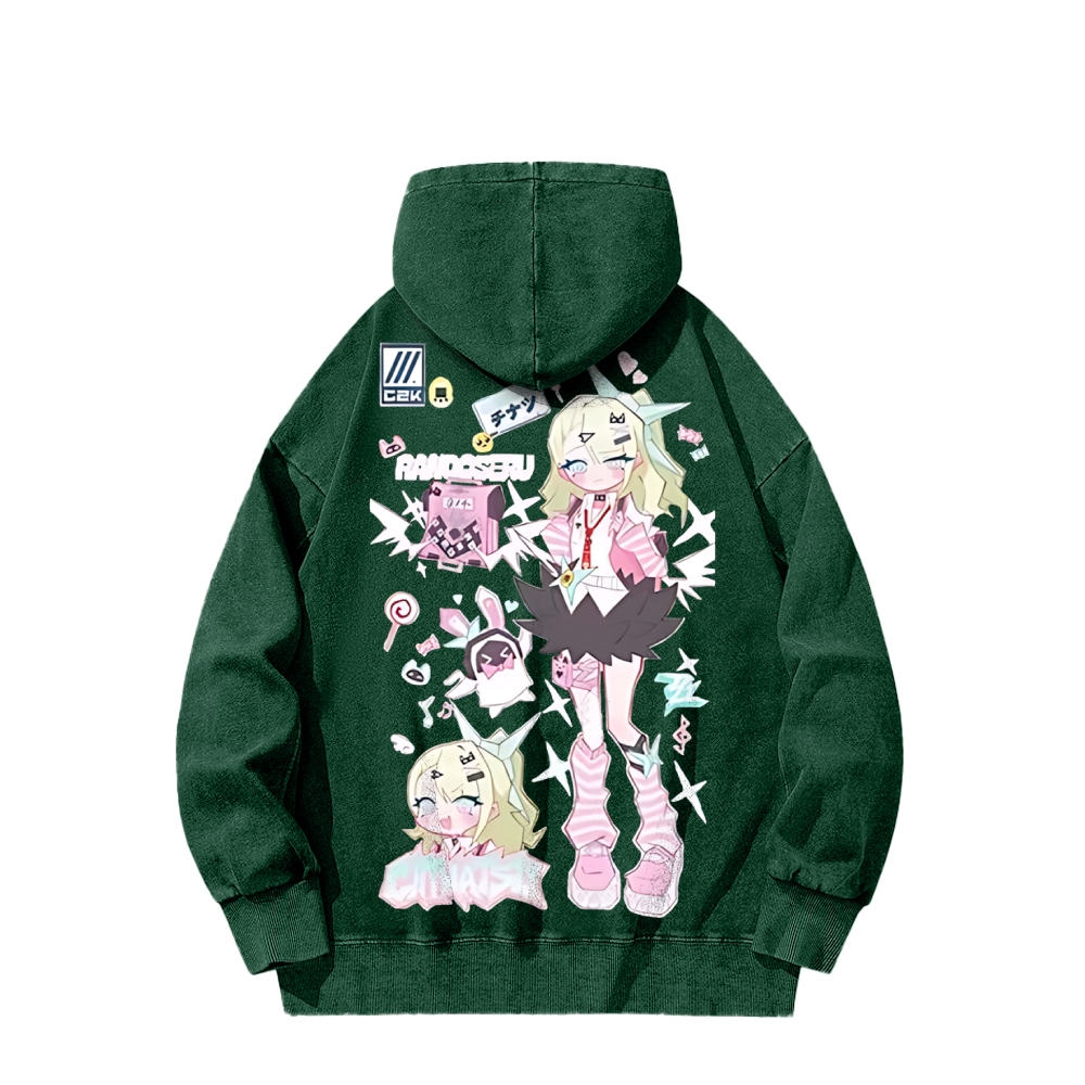 SUNNA Zenless Zone Zero Washed Unisex Hoodie 2603000901