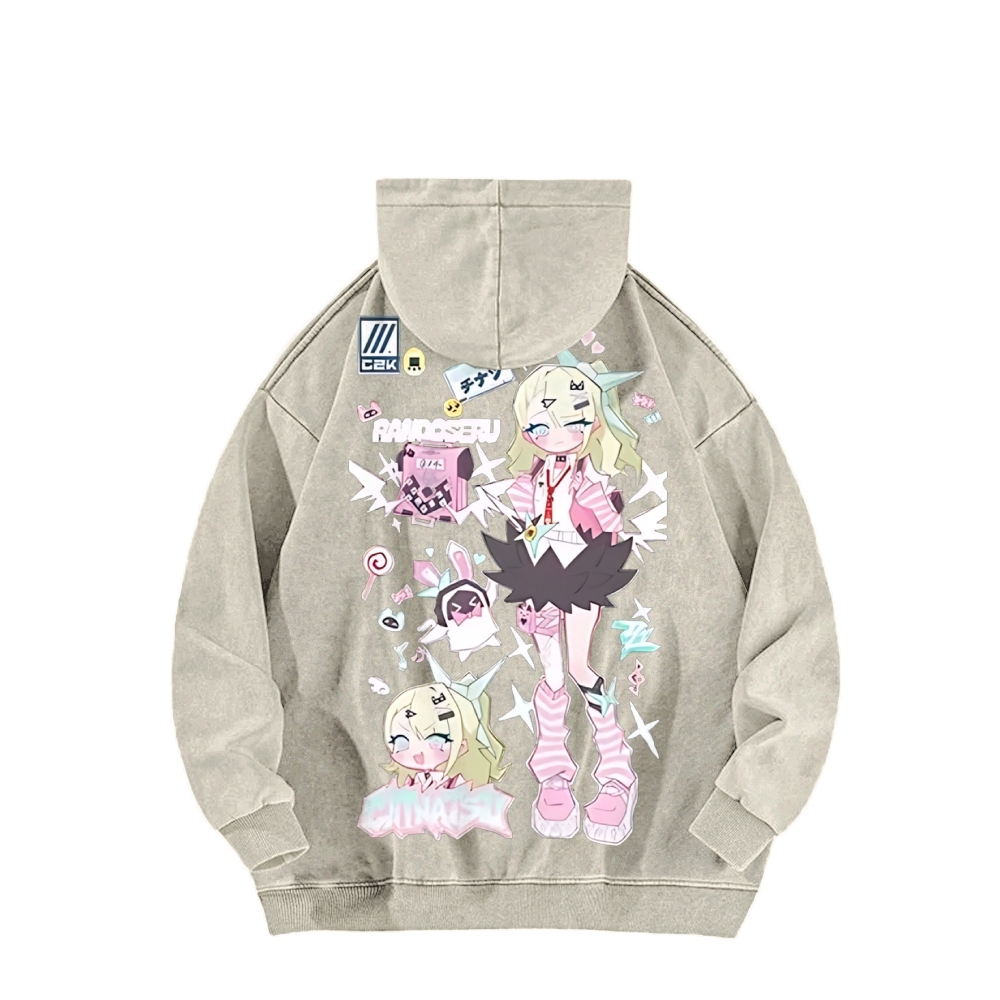SUNNA Zenless Zone Zero Washed Unisex Hoodie 2603000901