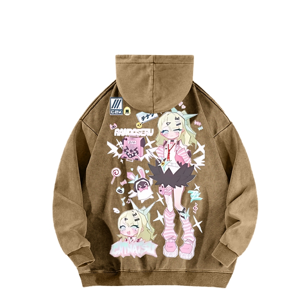 SUNNA Zenless Zone Zero Washed Unisex Hoodie 2603000901