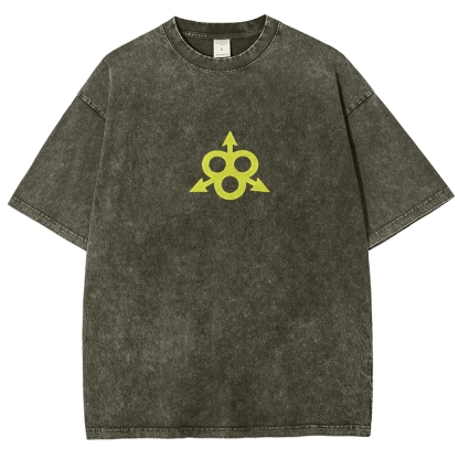 Nurgle Warhammer 40k Printed Unisex Washed T-Shirt 2603000904