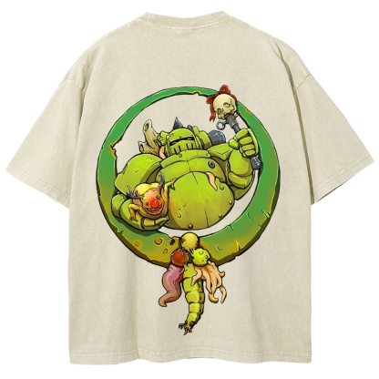 Nurgle Warhammer 40k Printed Unisex Washed T-Shirt 2603000904