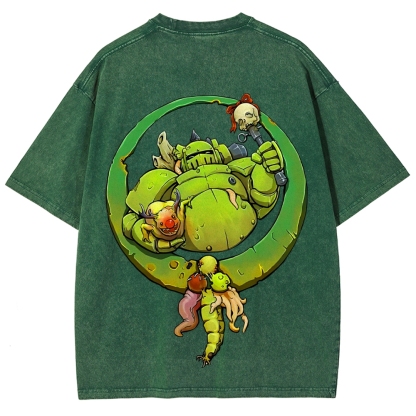 Nurgle Warhammer 40k Printed Unisex Washed T-Shirt 2603000904