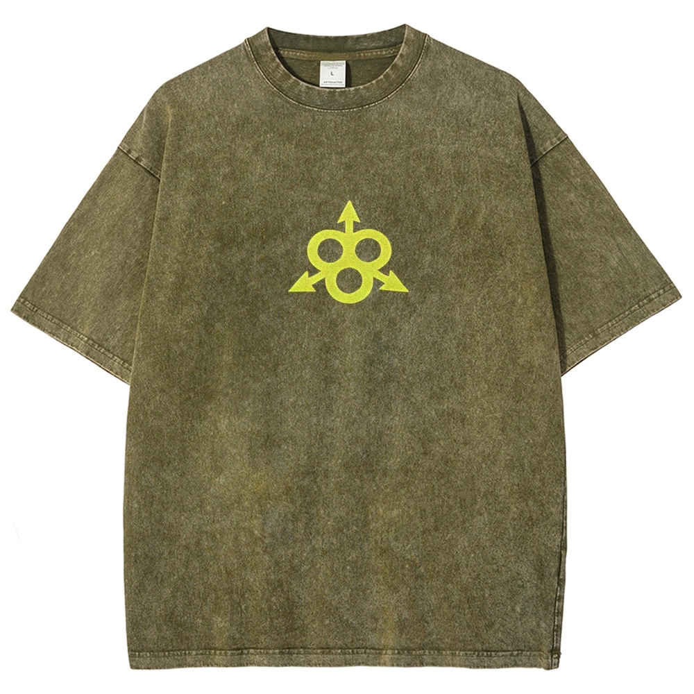 Nurgle Warhammer 40k Printed Unisex Washed T-Shirt 2603000904