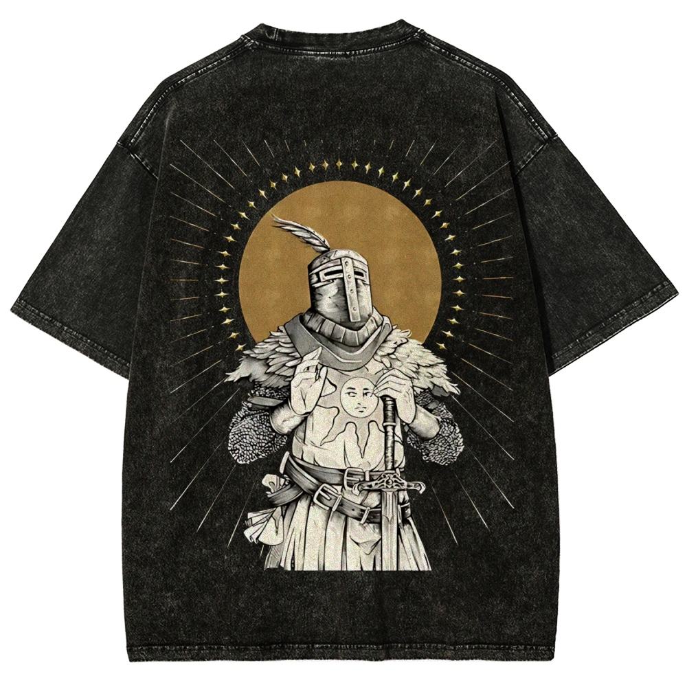 Praise The Sun Unisex Fit Washed T-Shirt 2603000905