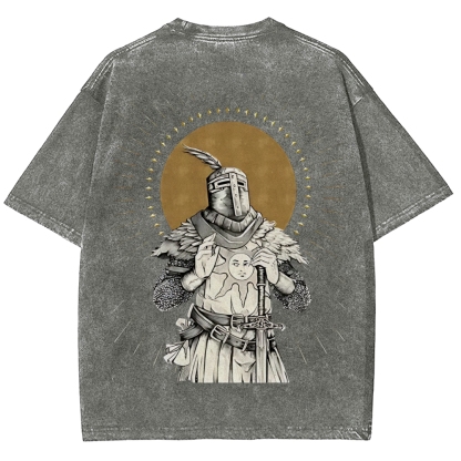 Praise The Sun Unisex Fit Washed T-Shirt 2603000905