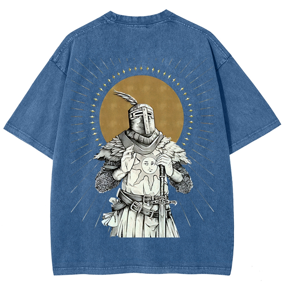 Praise The Sun Unisex Fit Washed T-Shirt 2603000905