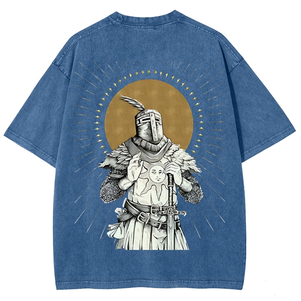 Praise The Sun Unisex Fit Washed T-Shirt 2603000905