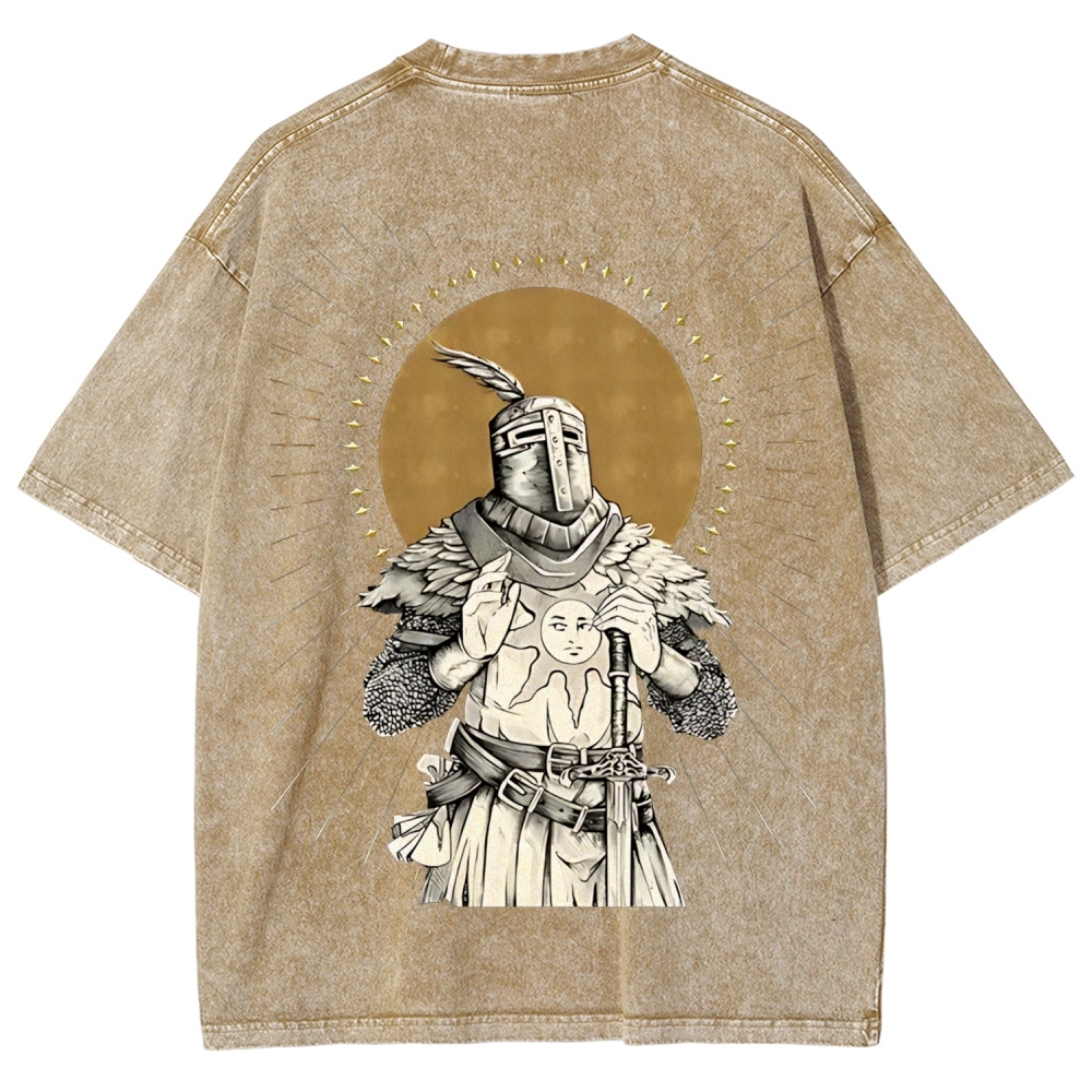 Praise The Sun Unisex Fit Washed T-Shirt 2603000905