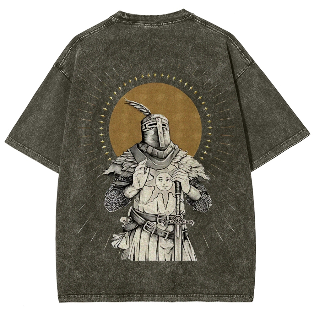 Praise The Sun Unisex Fit Washed T-Shirt 2603000905