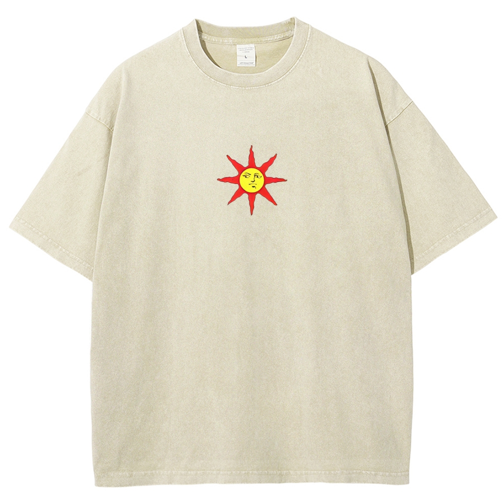 Praise The Sun Unisex Fit Washed T-Shirt 2603000905