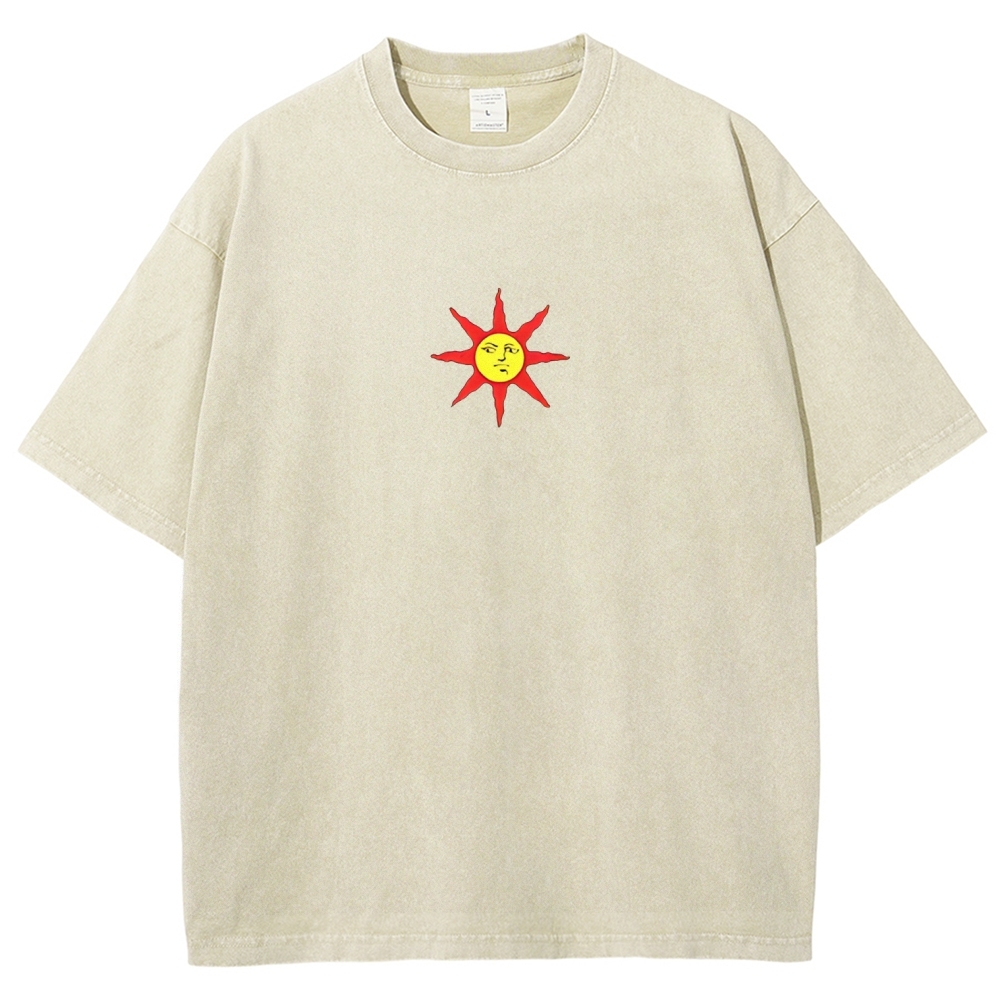Praise The Sun Unisex Fit Washed T-Shirt 2603000905