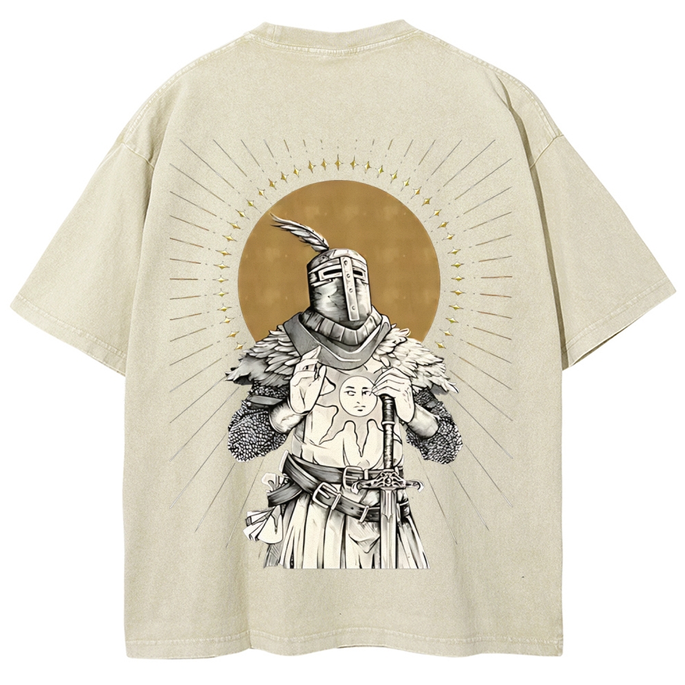 Praise The Sun Unisex Fit Washed T-Shirt 2603000905