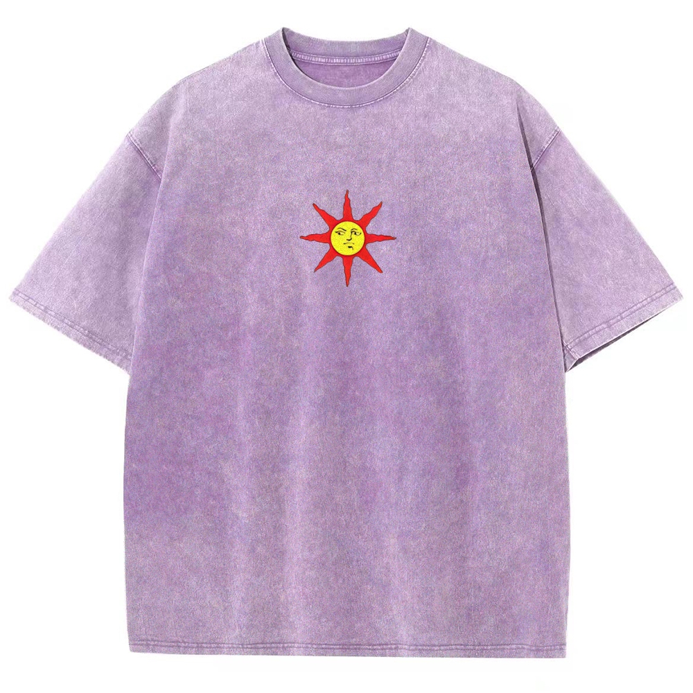 Praise The Sun Unisex Fit Washed T-Shirt 2603000905