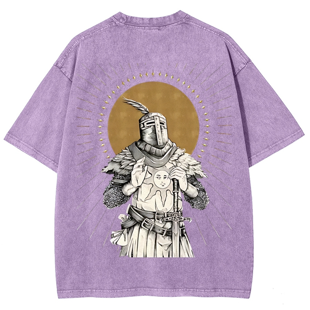 Praise The Sun Unisex Fit Washed T-Shirt 2603000905