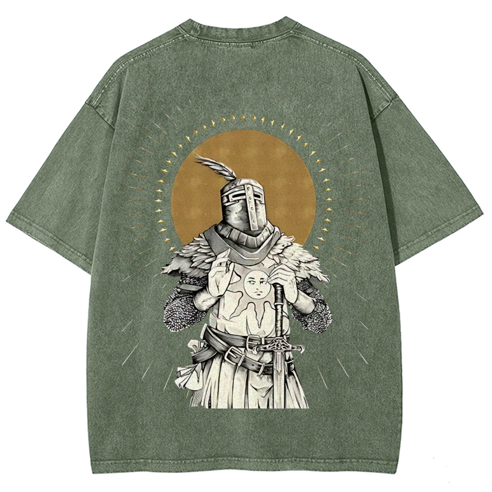 Praise The Sun Unisex Fit Washed T-Shirt 2603000905