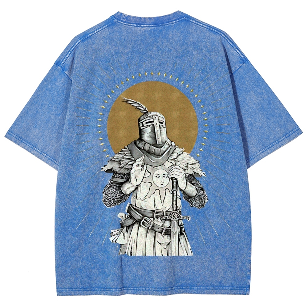 Praise The Sun Unisex Fit Washed T-Shirt 2603000905