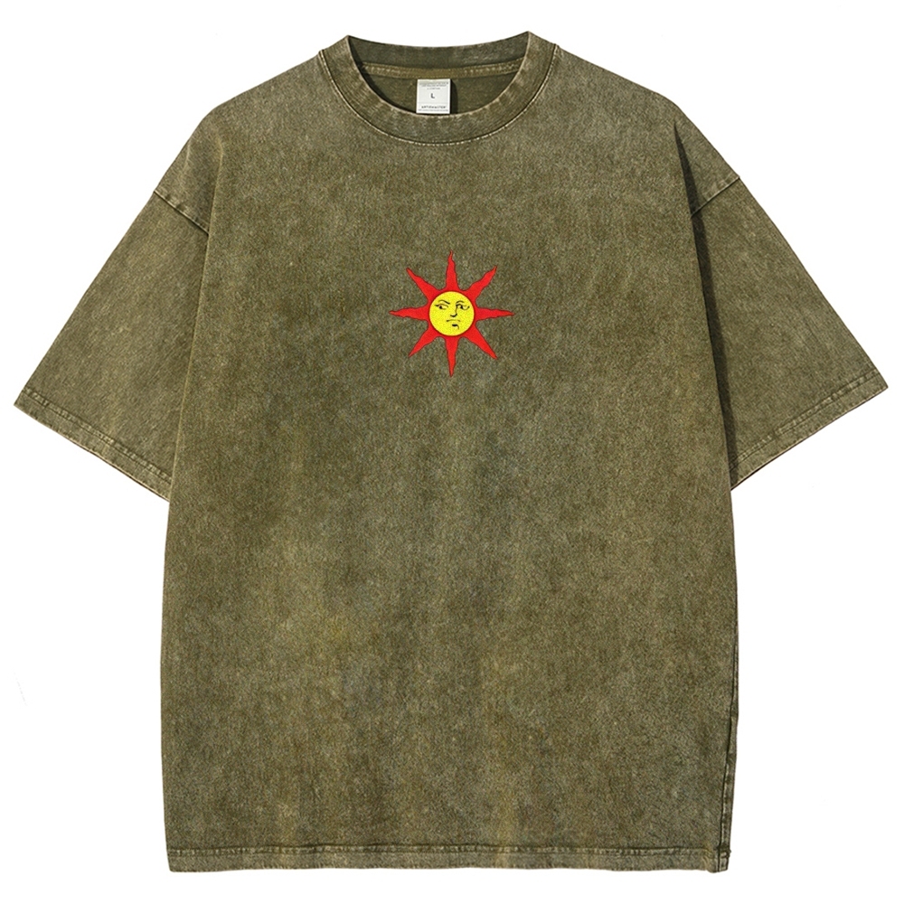 Praise The Sun Unisex Fit Washed T-Shirt 2603000905