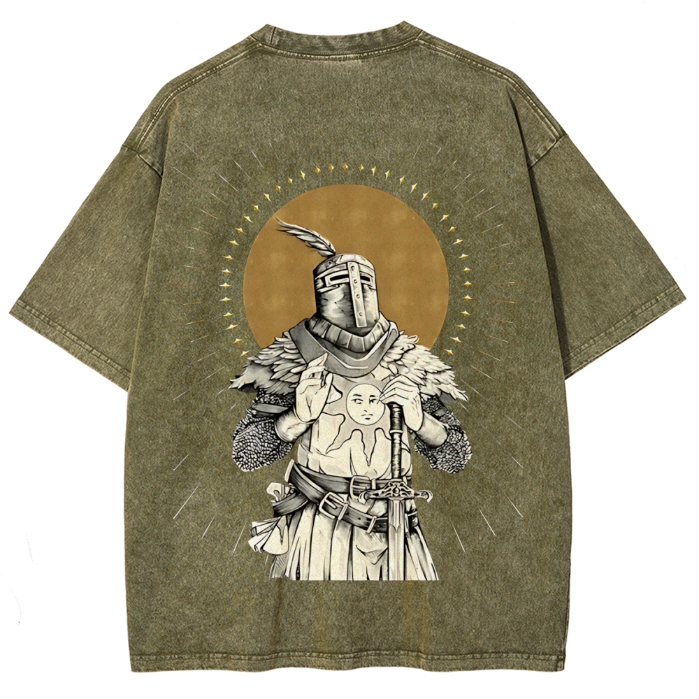 Praise The Sun Unisex Fit Washed T-Shirt 2603000905
