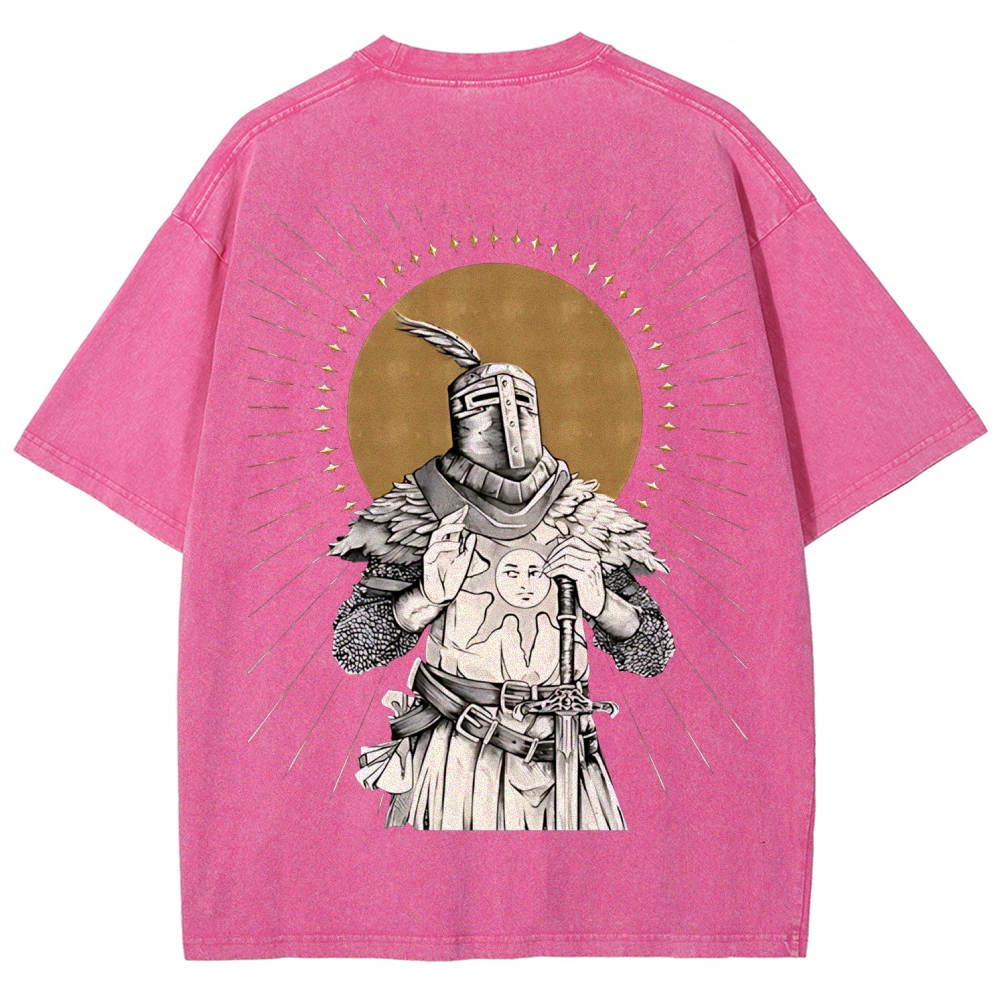 Praise The Sun Unisex Fit Washed T-Shirt 2603000905