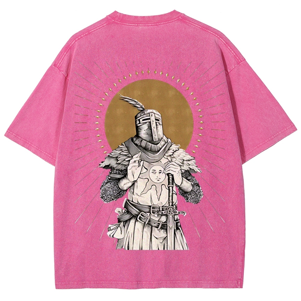 Praise The Sun Unisex Fit Washed T-Shirt 2603000905
