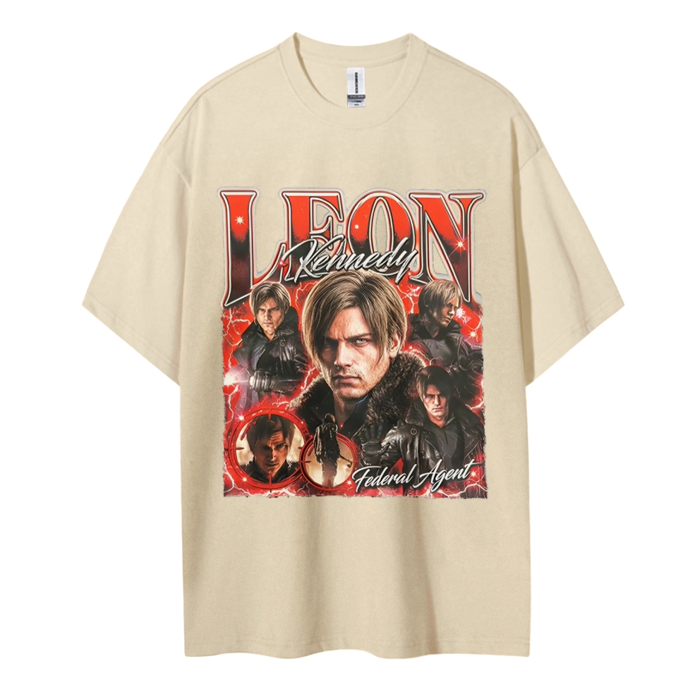 Resident Evil Cotton Unisex Round Neck T-Shirt 