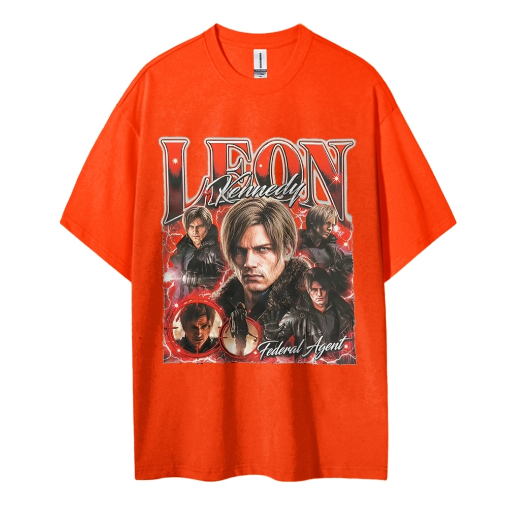 Resident Evil Cotton Unisex Round Neck T-Shirt 