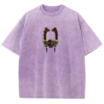Kharn The Betrayer Warhammer 40K Printed Unisex Washed T-Shirt